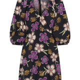 Coeus Hibiscus Print Dress
