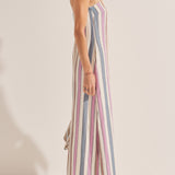 Dione Naxos Stripe Strapless Dress