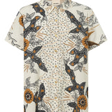 Cybele Cream Batik Print Shirt