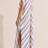 ILIO NEMA Cythera Thessa Stripe Caftan BACK