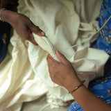 Achilles Hand Tie-Dye Denim Caftan