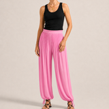 ILIO NEMA Egeria Pink Silk Pants