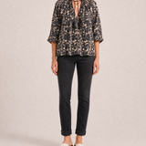 Euthenia Clover Print Blouse