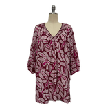 Sample - Fuchsia Orchid Print Helen Dress