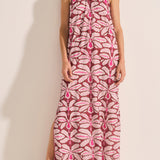 Sample - Fuchsia Orchid Print Hylas Dress