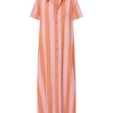 Sample - Xora Stripe Hypnos Shirtdress