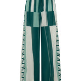 ILIO NEMA Clio Green Sarong Voile Pants GHOST