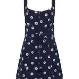Pyros Ditsy Tie Dye Denim Dress