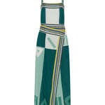 ILIO NEMA Aethra Green Sarong Voile Dress ghost