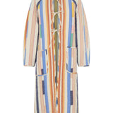 Ilus Blue Broken Stripe Coat