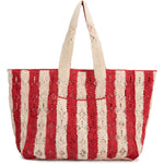 ILIO NEMA Apollo Red & Cream Macrame Bag
