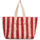 ILIO NEMA Apollo Red & Cream Macrame Bag