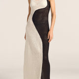 Pharos Black & White Hand Crochet Dress