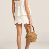 Pronce White Poplin Top