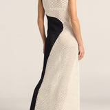 Pharos Black & White Hand Crochet Dress