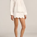 Sample - Cleobis White Cotton Poplin Shirt