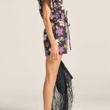 Sestus Hibiscus Print Playsuit