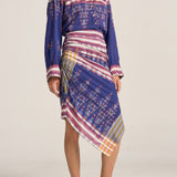 Aegis Ikat Scarf Print Skirt