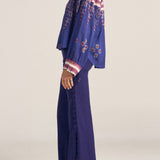 Medusa Ikat Scarf Print Shirt