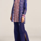Arion Ikat Scarf Print ShirtDress
