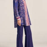 Arion Ikat Scarf Print ShirtDress