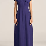 Heraklion Blue Patchwork Dress