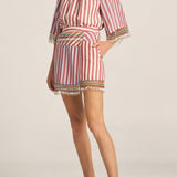 Hymen Oia Stripe Skirt
