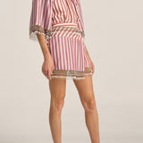 Hymen Oia Stripe Skirt