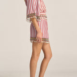 Hymen Oia Stripe Skirt