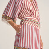 Hymen Oia Stripe Skirt