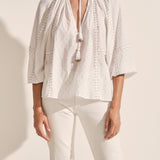 Sample - Euthenia Blouse White
