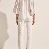 Sample - Euthenia Blouse White