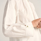 Sample - Cleobis White Cotton Poplin Shirt