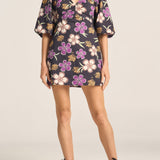 Coeus Hibiscus Print Dress