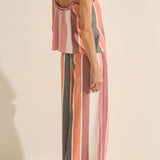 Sample - Hylas Fira Stripe Cotton Top