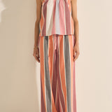 Sample - Hylas Fira Stripe Cotton Top