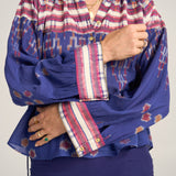 Medusa Ikat Scarf Print Shirt