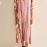 Sample - Pollux Fira Stripe Caftan Dress