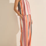 Sample - Hylas Fira Stripe Cotton Top