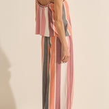 Sample - Hylas Fira Stripe Cotton Top