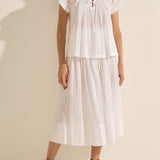 Zeus White Voile Top