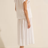 Zeus White Voile Top