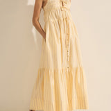 Sample - Enyo Killini Stripe Silk Dress