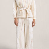Astrea Cream Moroccan Boucle Pants