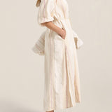 Priam Cream Moroccan Boucle Caftan