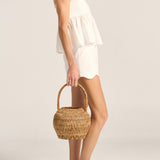 Scilla White Poplin Skirt