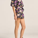 Antiope Hibiscus Print Top