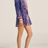 Arion Ikat Scarf Print ShirtDress