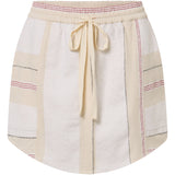 Abas Cream Boucle Stripe Skirt