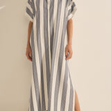 Apollo Chios Stripe Caftan